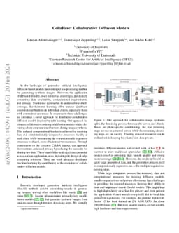 CollaFuse: Collaborative Diffusion Models