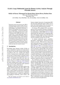 LLaSA: A Multimodal LLM for Human Activity Analysis Through Wearable and Smartphone Sensors