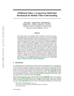MMBench-Video: A Long-Form Multi-Shot Benchmark for Holistic Video
  Understanding