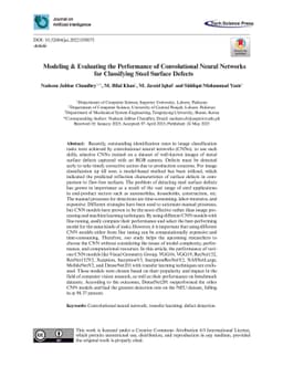 Modeling & Evaluating the Performance of Convolutional Neural Networks
  for Classifying Steel Surface Defects