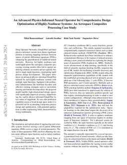 An Advanced Physics-Informed Neural Operator for Comprehensive Design
  Optimization of Highly-Nonlinear Systems: An Aerospace Composites Processing
  Case Study