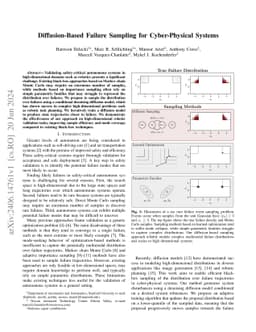 Diffusion-Based Failure Sampling for Cyber-Physical Systems