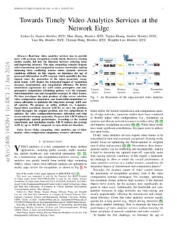 Towards Timely Video Analytics Services at the Network Edge