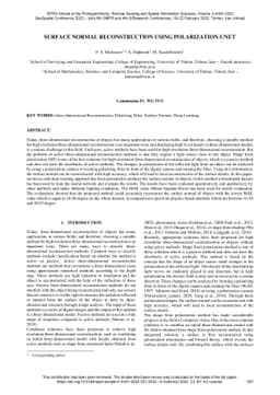 Surface Normal Reconstruction Using Polarization-Unet