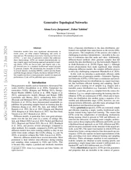 Generative Topological Networks