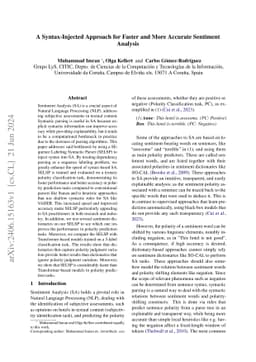 A Syntax-Injected Approach for Faster and More Accurate Sentiment Analysis