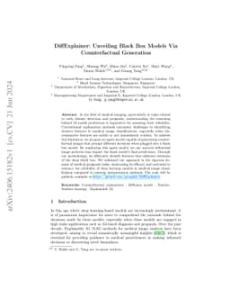 DiffExplainer: Unveiling Black Box Models Via Counterfactual Generation