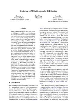 Exploring LLM Multi-Agents for ICD Coding