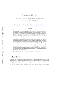 Occupation Life Cycle