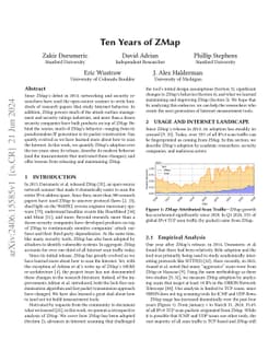 Ten Years of ZMap