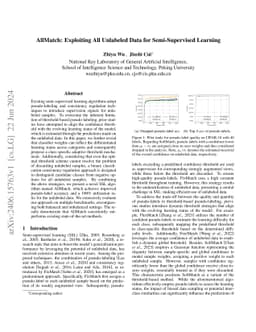AllMatch: Exploiting All Unlabeled Data for Semi-Supervised Learning