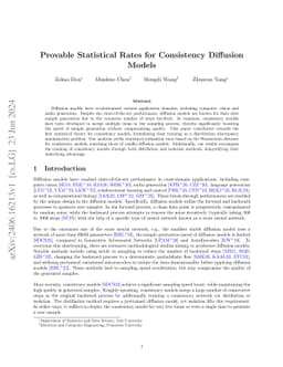 Provable Statistical Rates for Consistency Diffusion Models