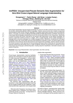 UniPSDA: Unsupervised Pseudo Semantic Data Augmentation for Zero-Shot
  Cross-Lingual Natural Language Understanding