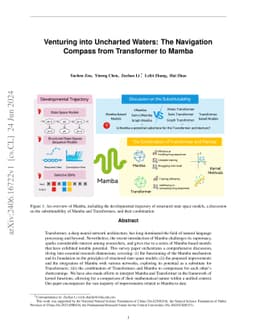 Venturing into Uncharted Waters: The Navigation Compass from Transformer
  to Mamba