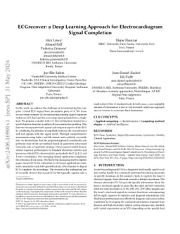ECGrecover: a Deep Learning Approach for Electrocardiogram Signal Completion