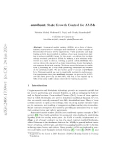 ammBoost: State Growth Control for AMMs