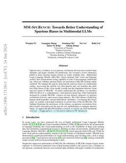 MM-SpuBench: Towards Better Understanding of Spurious Biases in
  Multimodal LLMs