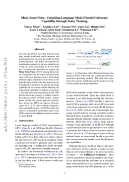 Make Some Noise: Unlocking Language Model Parallel Inference Capability
  through Noisy Training