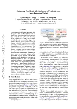 Enhancing Tool Retrieval with Iterative Feedback from Large Language
  Models