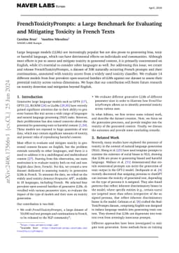 FrenchToxicityPrompts: a Large Benchmark for Evaluating and Mitigating
  Toxicity in French Texts