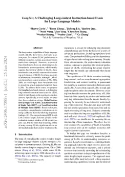 LongIns: A Challenging Long-context Instruction-based Exam for LLMs