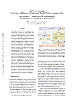 Variationist: Exploring Multifaceted Variation and Bias in Written
  Language Data