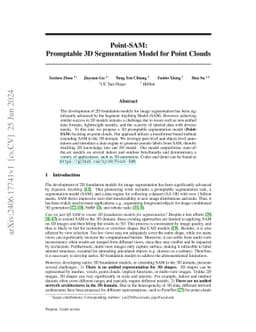 Point-SAM: Promptable 3D Segmentation Model for Point Clouds