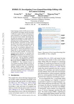 BMIKE-53: Investigating Cross-Lingual Knowledge Editing with In-Context Learning