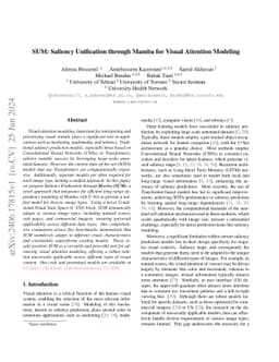 SUM: Saliency Unification through Mamba for Visual Attention Modeling