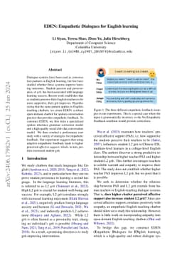 EDEN: Empathetic Dialogues for English learning