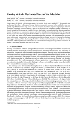 Fuzzing at Scale: The Untold Story of the Scheduler