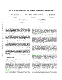 GlucOS: Security, correctness, and simplicity for automated insulin
  delivery