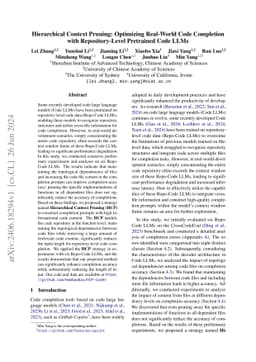 Hierarchical Context Pruning: Optimizing Real-World Code Completion with
  Repository-Level Pretrained Code LLMs