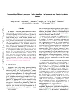 Composition Vision-Language Understanding via Segment and Depth Anything
  Model