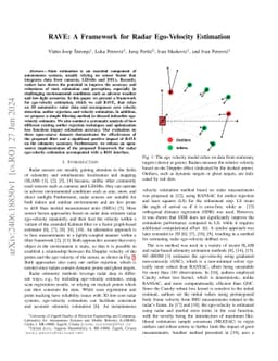 RAVE: A Framework for Radar Ego-Velocity Estimation