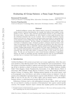 Evaluating AI Group Fairness: a Fuzzy Logic Perspective