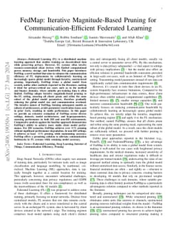 FedMap: Iterative Magnitude-Based Pruning for Communication-Efficient
  Federated Learning