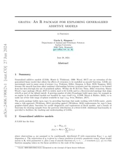 Gratia: An R package for exploring generalized additive models