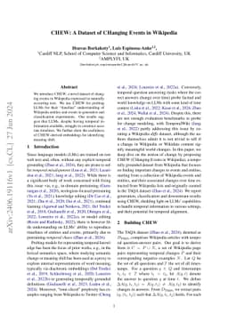 CHEW: A Dataset of CHanging Events in Wikipedia