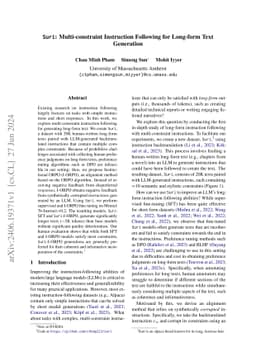 Suri: Multi-constraint Instruction Following for Long-form Text
  Generation