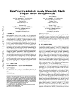Data Poisoning Attacks to Locally Differentially Private Frequent
  Itemset Mining Protocols