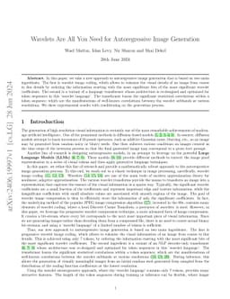 Wavelets Are All You Need for Autoregressive Image Generation