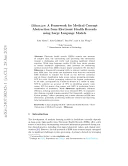 EHRmonize: A Framework for Medical Concept Abstraction from Electronic
  Health Records using Large Language Models
