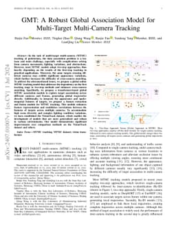 GMT: A Robust Global Association Model for Multi-Target Multi-Camera
  Tracking
