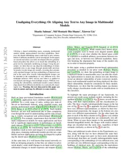 Unaligning Everything: Or Aligning Any Text to Any Image in Multimodal
  Models