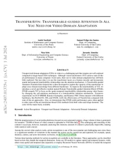 TransferAttn: Transferable-guided Attention Is All You Need for Video
  Domain Adaptation