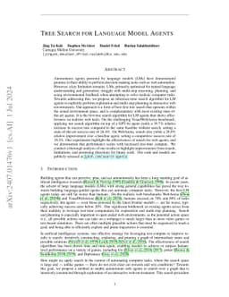 Tree Search for Language Model Agents