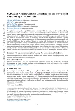 NLPGuard: A Framework for Mitigating the Use of Protected Attributes by
  NLP Classifiers