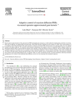Adaptive control of reaction-diffusion PDEs via neural
  operator-approximated gain kernels