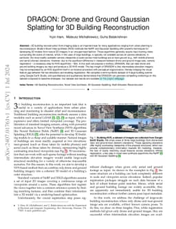DRAGON: Drone and Ground Gaussian Splatting for 3D Building
  Reconstruction